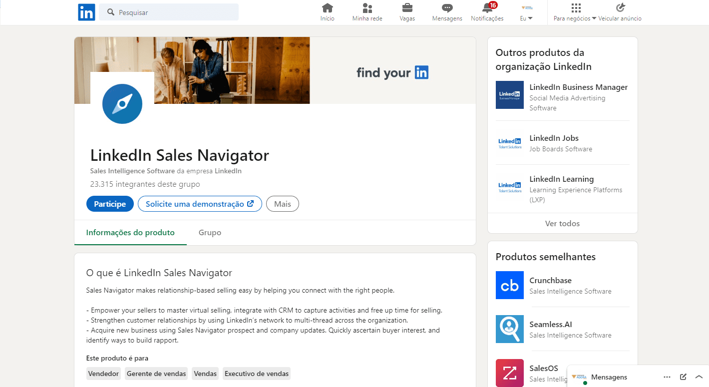 LinkedIn Sales Navigator