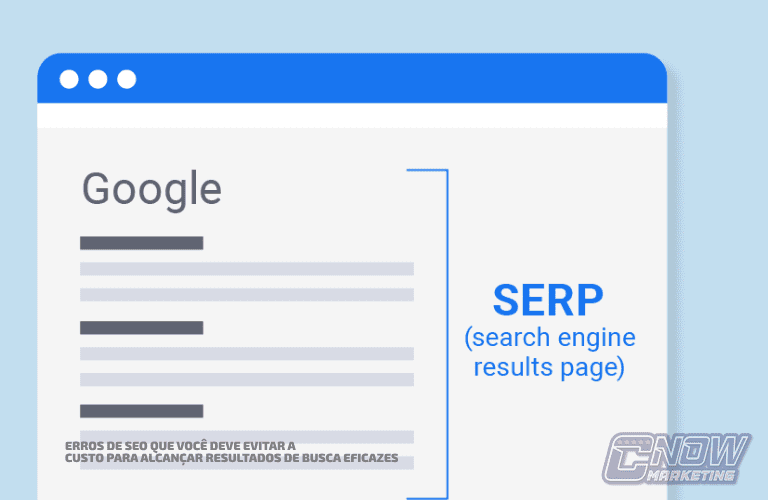 Erros de SEO que você deve evitar a todo custo para alcançar resultados de busca eficazes