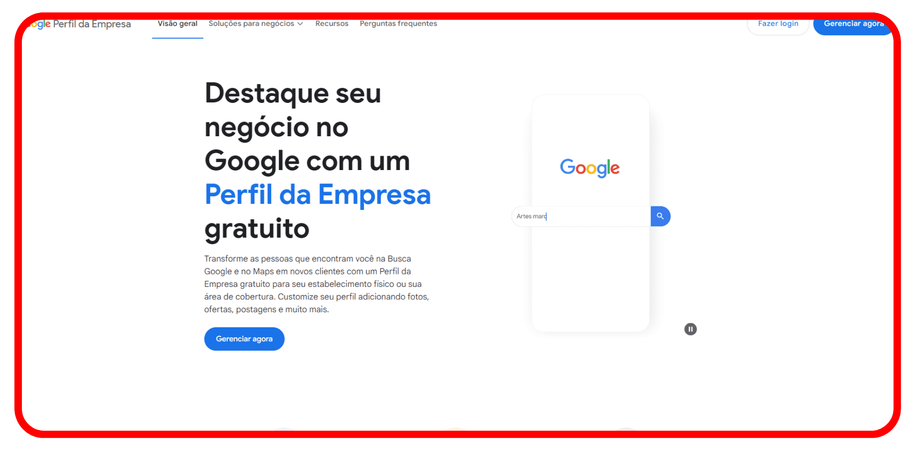 Google Meu Negócio