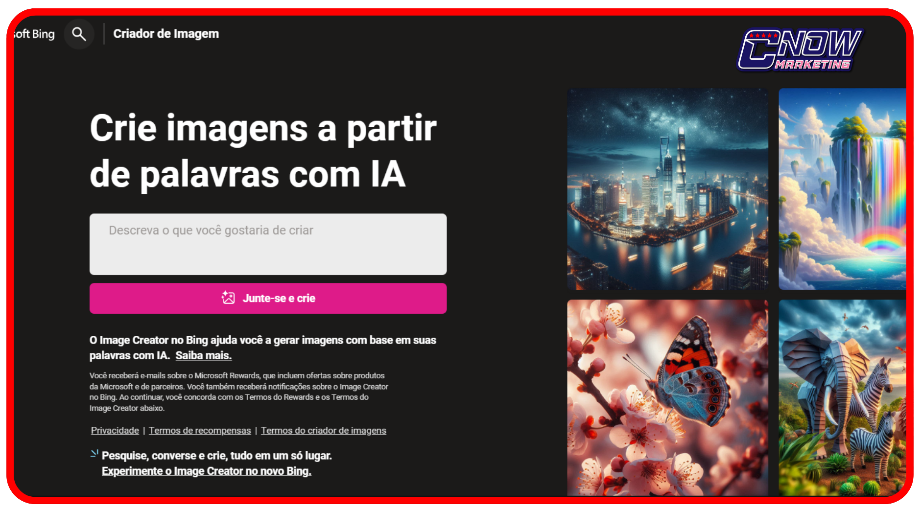 2. O que há de Novo na Última Atualização_PESQUISA VISUAL E O BING IMAGE CREATOR (1)